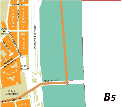 Le plan de Lyon, les Pentes de la Croix-Rousse